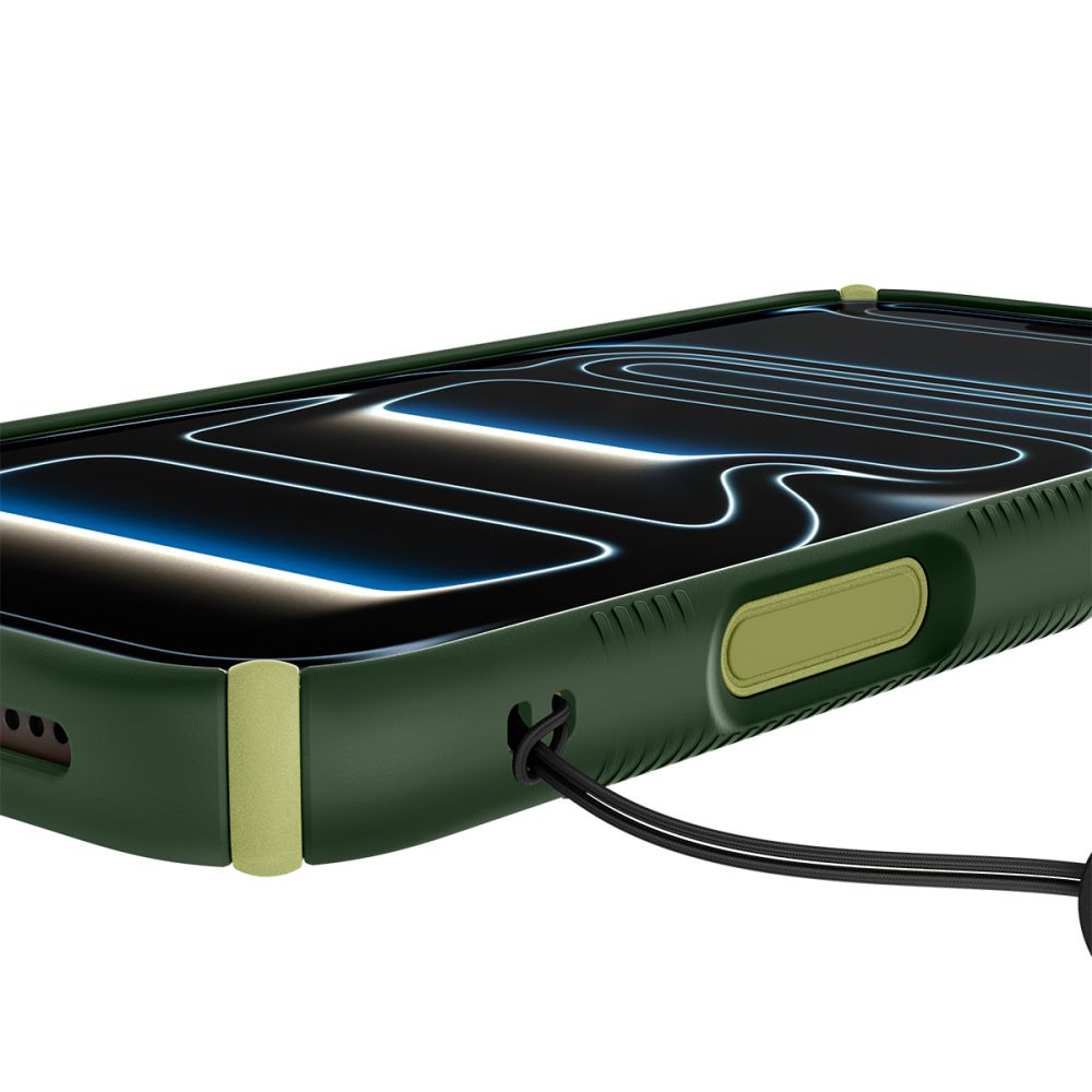 Spigen Nano Pop MagSafe dėklas iPhone 18 Pro / 17 Pro - Žalia -- iPhone 18 Pro / iPhone 17 Pro