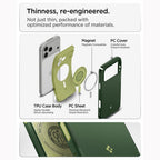 Spigen Nano Pop MagSafe dėklas iPhone 18 Pro / 17 Pro - Žalia -- iPhone 18 Pro / iPhone 17 Pro