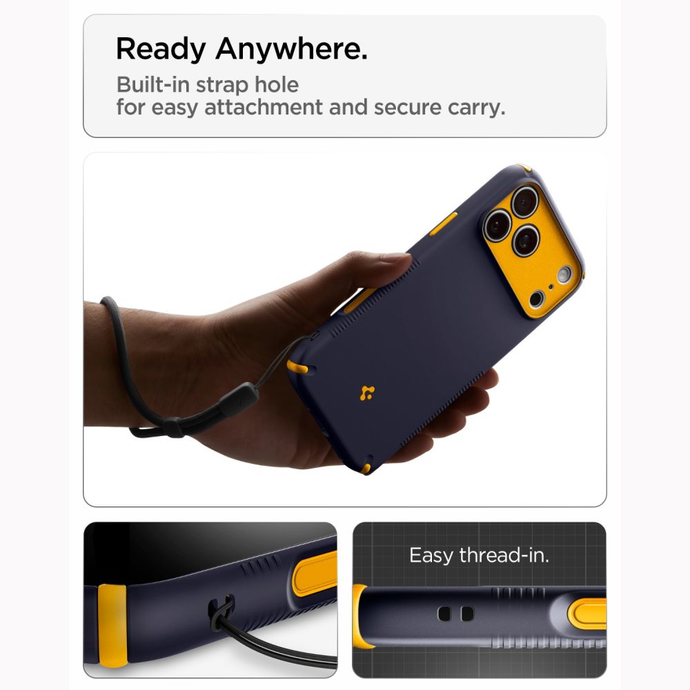Spigen Nano Pop MagSafe dėklas iPhone 18 Pro / 17 Pro - Mėlyna -- iPhone 18 Pro / iPhone 17 Pro