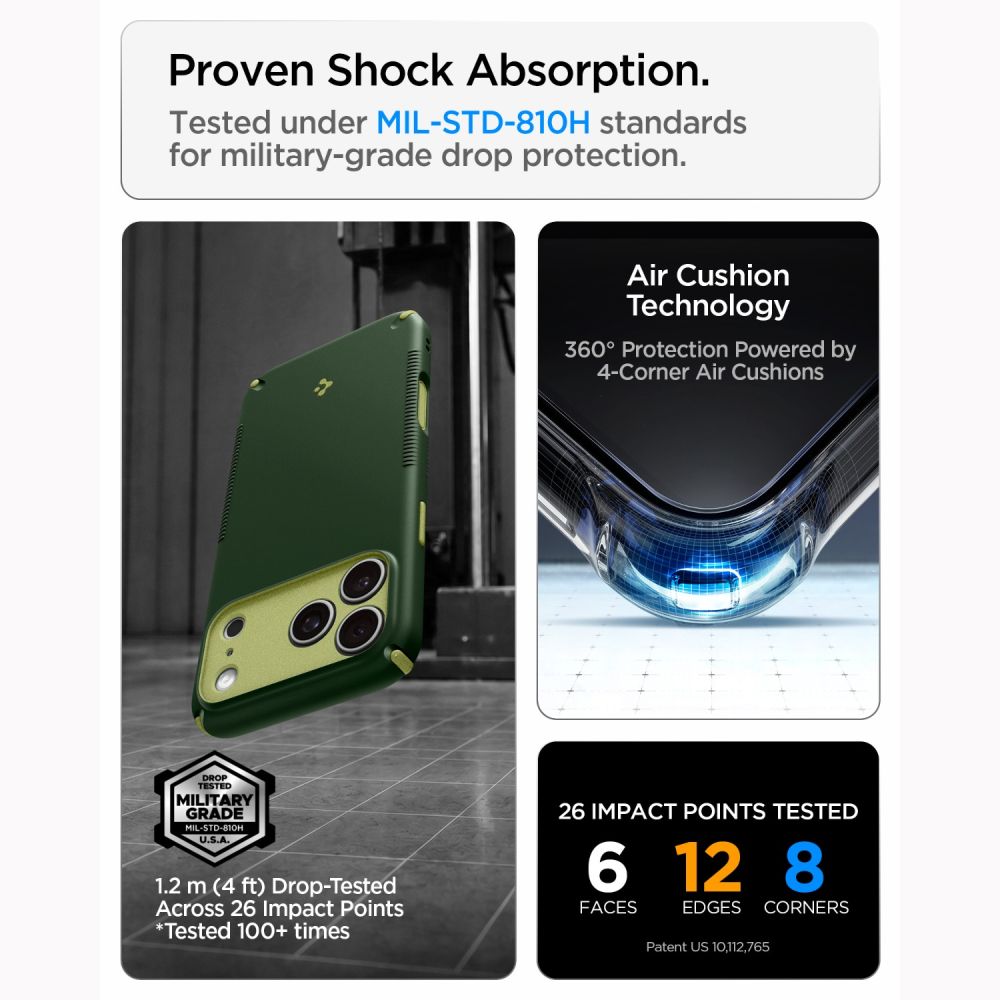 Spigen Nano Pop MagSafe dėklas iPhone 18 Pro Max / 17 Pro Max - Žalia -- iPhone 18 Pro Max / iPhone 17 Pro Max