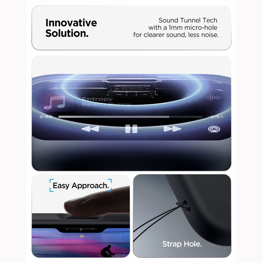 Spigen Nano Pop MagSafe dėklas iPhone 18 Pro / 17 Pro - Juoda -- iPhone 18 Pro / iPhone 17 Pro