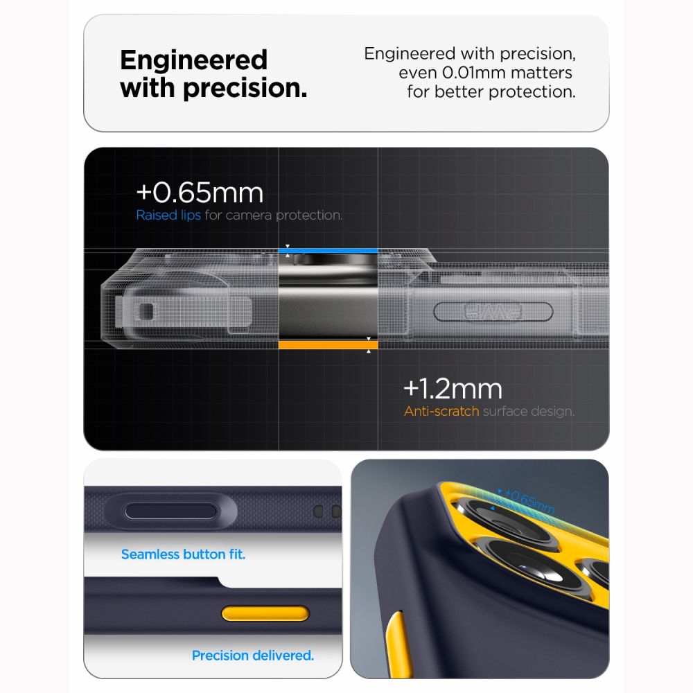 Spigen Nano Pop MagSafe dėklas iPhone 18 Pro / 17 Pro - Mėlynas -- iPhone 18 Pro / iPhone 17 Pro