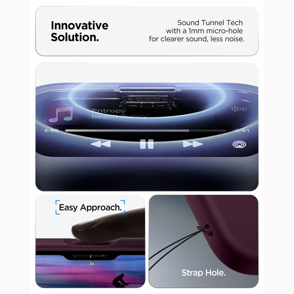 Dėklas Spigen Nano Pop MagSafe telefonams iPhone 18 Pro / 17 Pro - tamsi vyšnia -- iPhone 18 Pro / iPhone 17 Pro