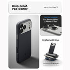 Spigen Nano Pop MagSafe dėklas iPhone 18 Pro Max / 17 Pro Max - Juodas -- iPhone 18 Pro Max / iPhone 17 Pro Max