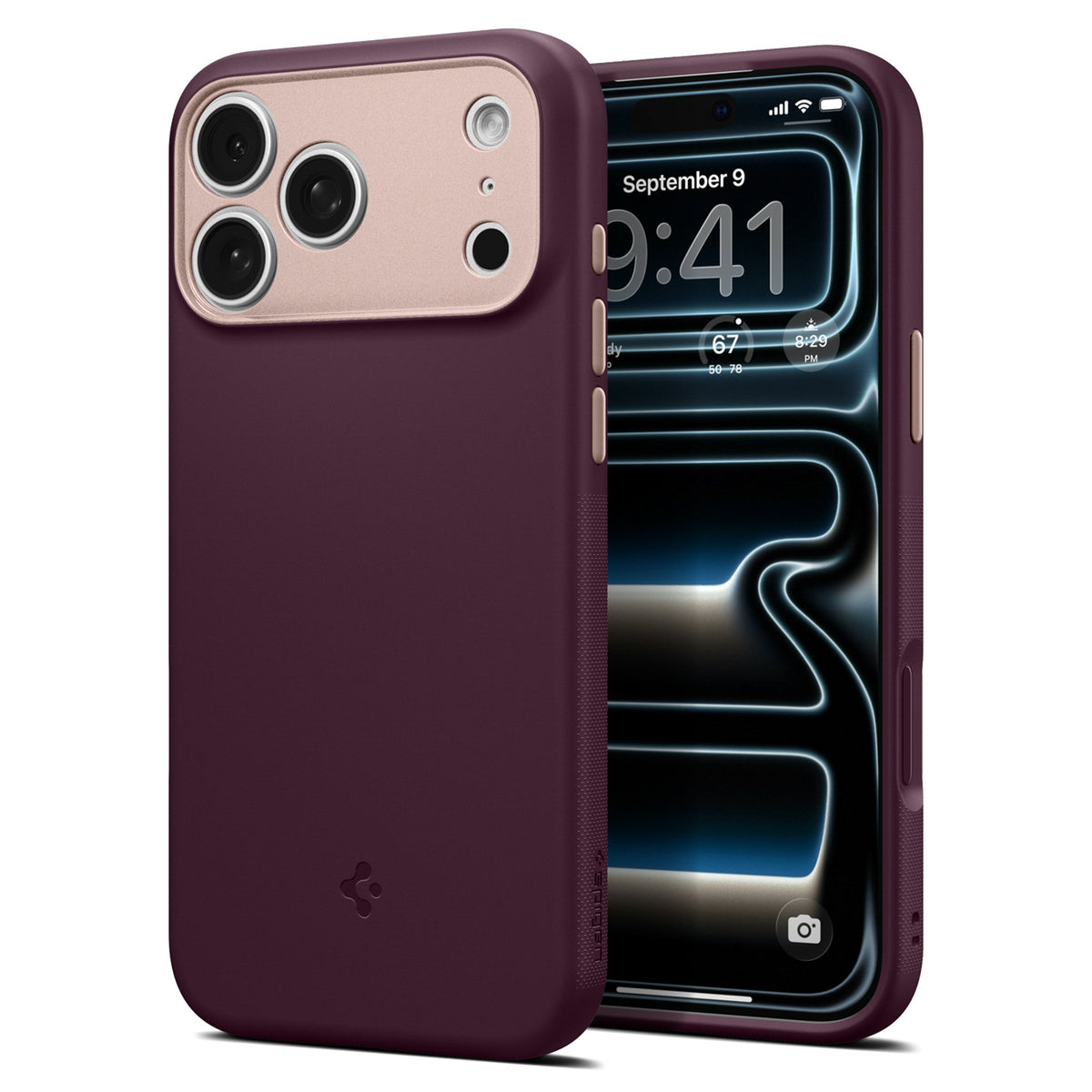 Spigen Nano Pop MagSafe dėklas iPhone 18 Pro Max / 17 Pro Max - tamsaus vyšnio spalvos -- iPhone 18 Pro Max / iPhone 17...