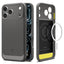 Spigen Rugged Armor MagSafe dėklas iPhone 18 Pro / 17 Pro - Pilkas -- iPhone 18 Pro / iPhone 17 Pro