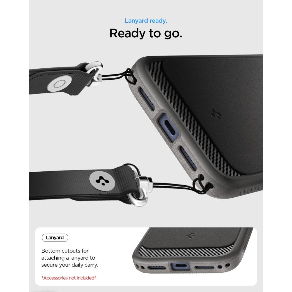 Spigen Rugged Armor MagSafe dėklas iPhone 18 Pro Max / 17 Pro Max - Pilkas -- iPhone 18 Pro Max / iPhone 17 Pro Max