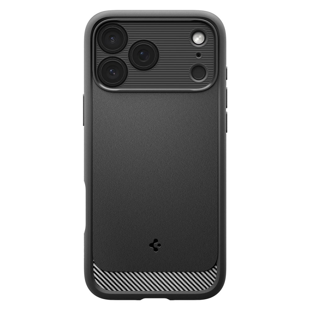 Spigen Rugged Armor MagSafe dėklas iPhone 18 Pro Max / 17 Pro Max - Matinis juodas -- iPhone 18 Pro Max / iPhone 17 Pro Max
