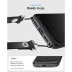 Spigen Rugged Armor MagSafe dėklas iPhone 18 Pro Max / 17 Pro Max - Matinis juodas -- iPhone 18 Pro Max / iPhone 17 Pro Max