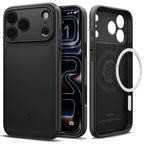 Spigen Thin Fit MagSafe dėklas iPhone 18 Pro / 17 Pro - Juodas -- iPhone 18 Pro / iPhone 17 Pro