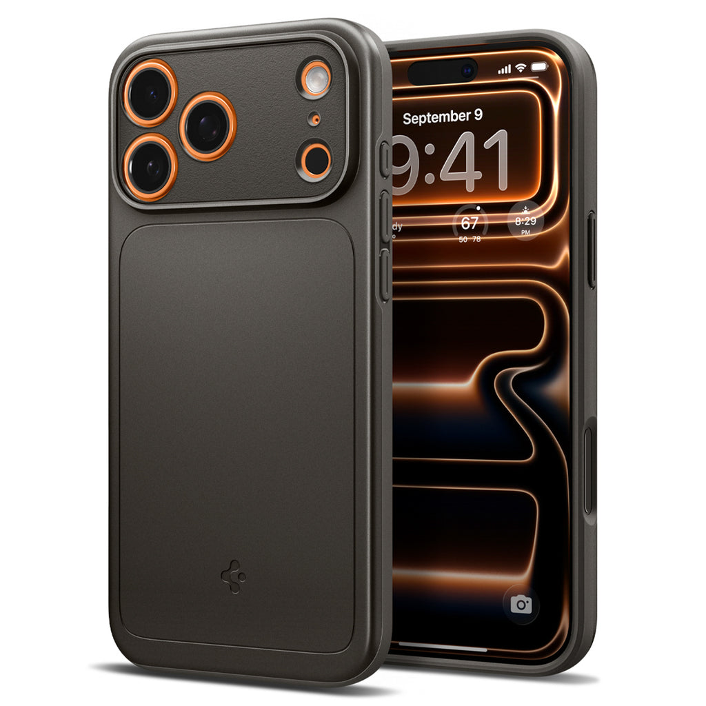 Spigen Thin Fit MagSafe dėklas iPhone 18 Pro / 17 Pro - Juodas -- iPhone 18 Pro / iPhone 17 Pro