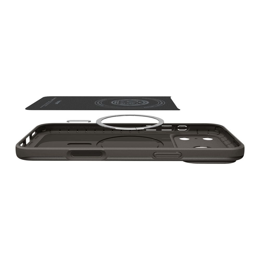 Spigen Thin Fit MagSafe dėklas iPhone 18 Pro / 17 Pro - Juodas -- iPhone 18 Pro / iPhone 17 Pro