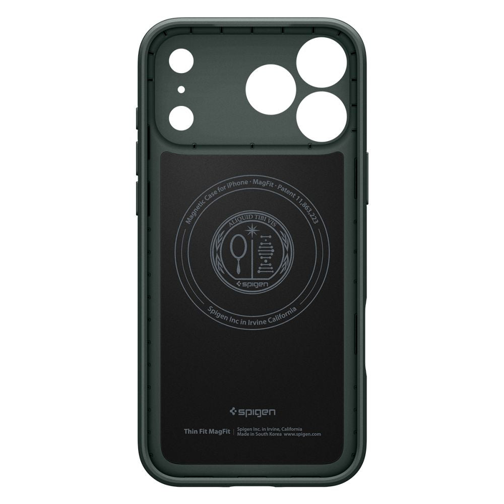 Spigen Thin Fit MagSafe dėklas iPhone 18 Pro Max / 17 Pro Max - Žalias -- iPhone 18 Pro Max / iPhone 17 Pro Max