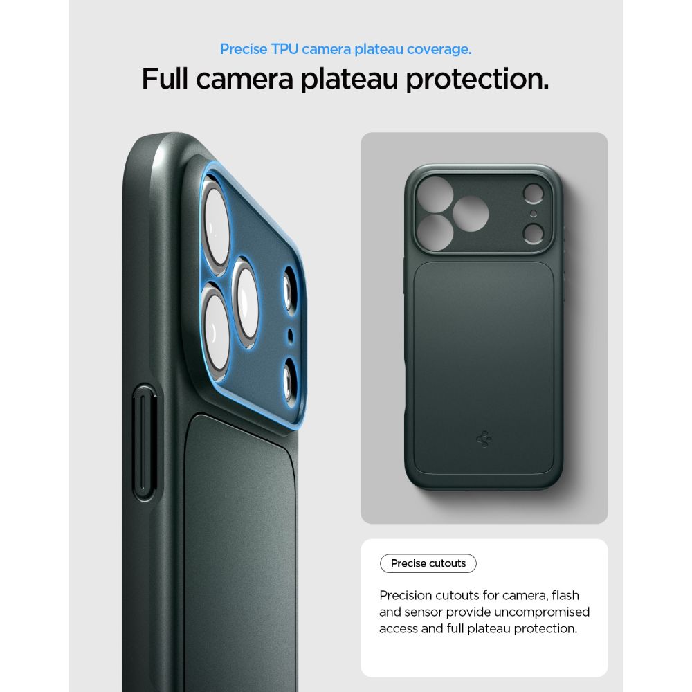 Spigen Thin Fit MagSafe dėklas iPhone 18 Pro Max / 17 Pro Max - Žalias -- iPhone 18 Pro Max / iPhone 17 Pro Max