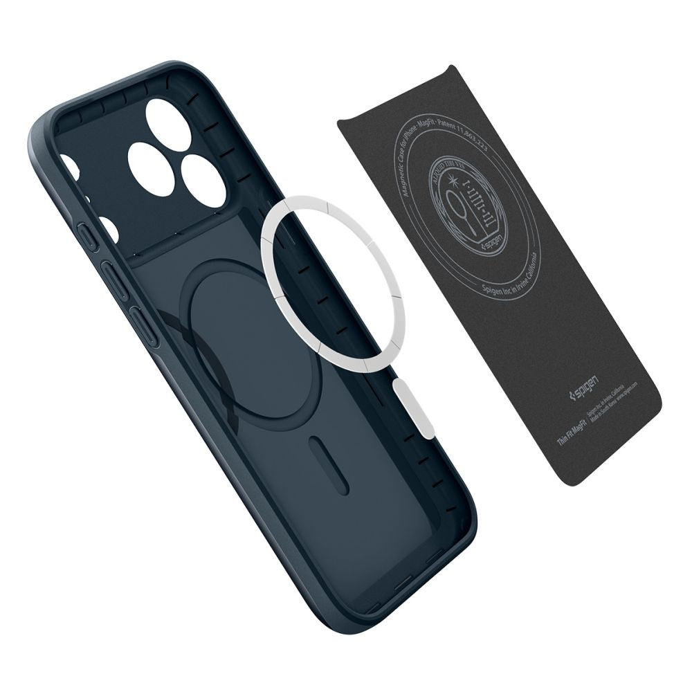 Spigen Thin Fit MagSafe dėklas iPhone 18 Pro Max / 17 Pro Max - pilka -- iPhone 18 Pro Max / iPhone 17 Pro Max
