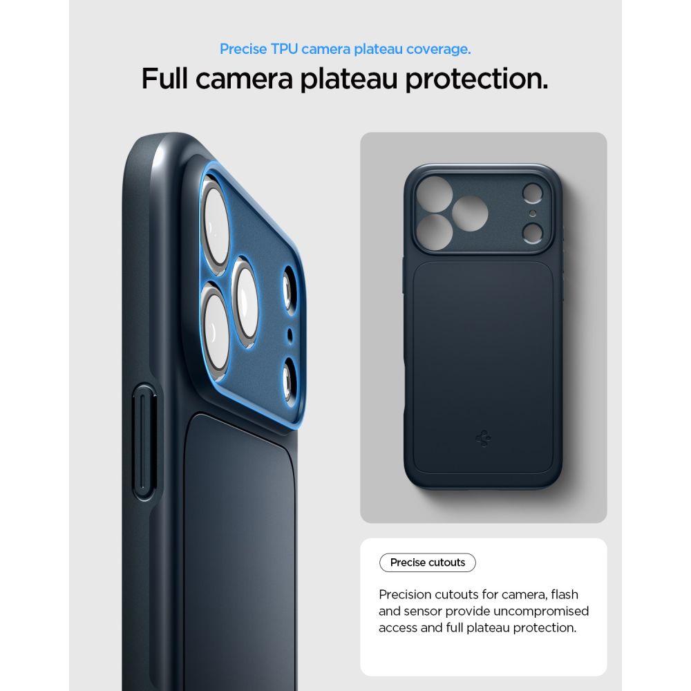 Spigen Thin Fit MagSafe dėklas iPhone 18 Pro Max / 17 Pro Max - pilka -- iPhone 18 Pro Max / iPhone 17 Pro Max