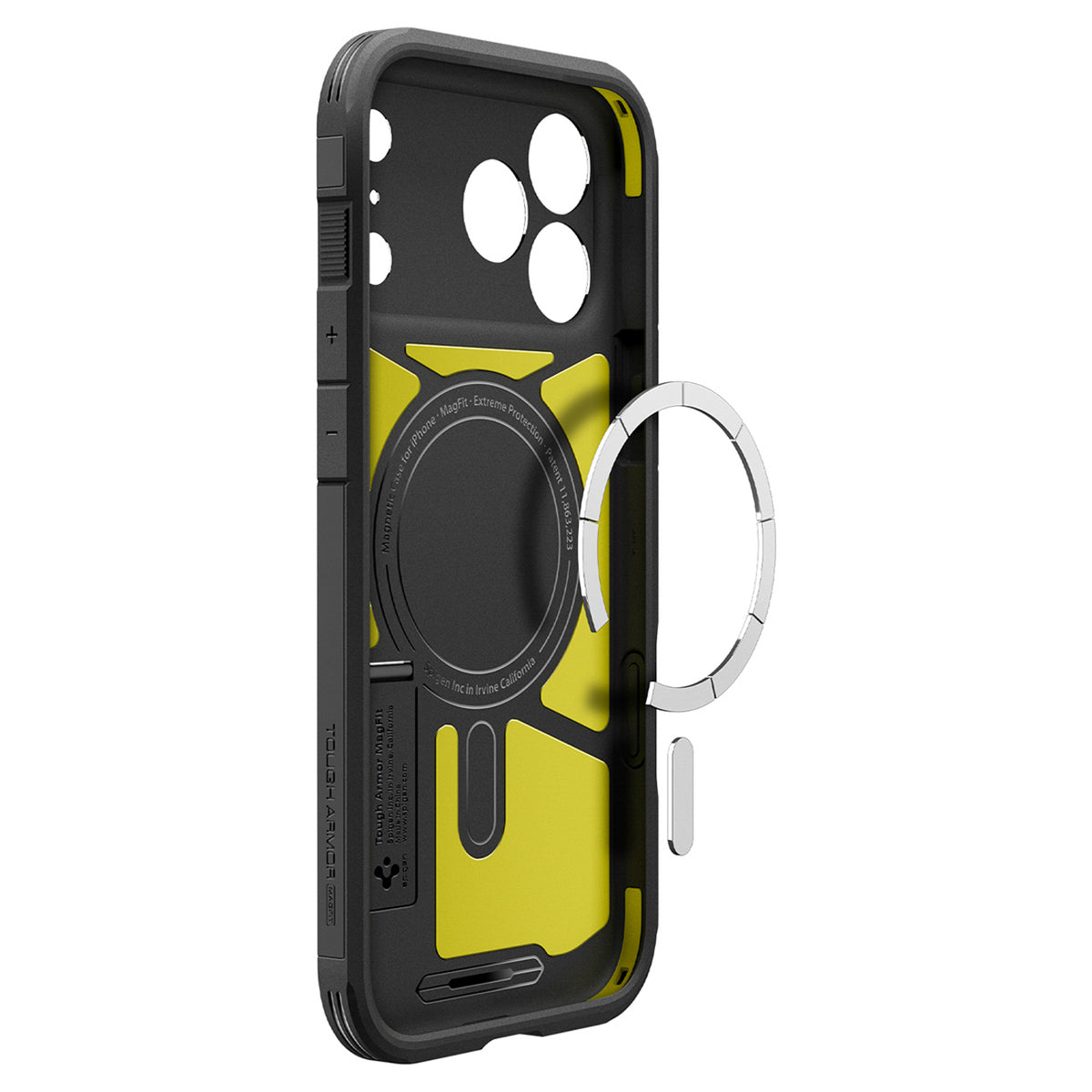 Spigen Tough Armor MagSafe dėklas iPhone 18 Pro / 17 Pro - juodas -- iPhone 18 Pro / iPhone 17 Pro