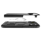 Spigen Tough Armor MagSafe dėklas iPhone 18 Pro / 17 Pro - juodas -- iPhone 18 Pro / iPhone 17 Pro