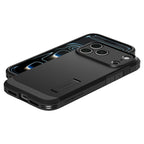 Spigen Tough Armor MagSafe dėklas iPhone 18 Pro / 17 Pro - juodas -- iPhone 18 Pro / iPhone 17 Pro
