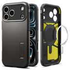 Spigen Tough Armor MagSafe dėklas iPhone 18 Pro / 17 Pro - juodas -- iPhone 18 Pro / iPhone 17 Pro