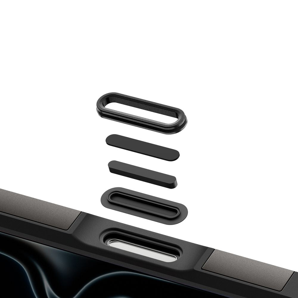 Spigen Tough Armor MagSafe dėklas iPhone 18 Pro / 17 Pro - juodas -- iPhone 18 Pro / iPhone 17 Pro