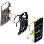Spigen Tough Armor MagSafe dėklas iPhone 18 Pro / 17 Pro - juodas -- iPhone 18 Pro / iPhone 17 Pro