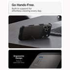 Spigen Tough Armor dėklas iPhone 18 Pro Max / 17 Pro Max - juodas -- iPhone 18 Pro Max / iPhone 17 Pro Max