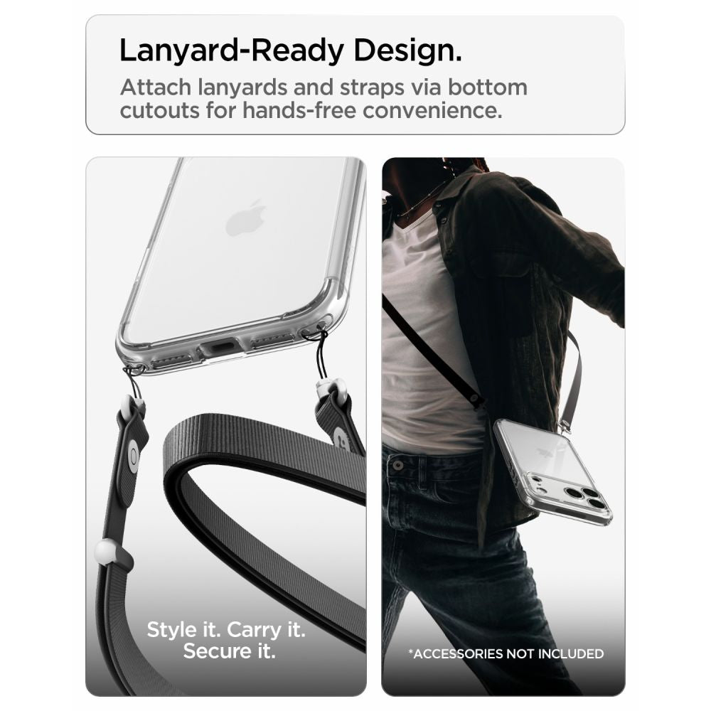 Spigen Ultra Hybrid dėklas iPhone 18 Pro / 17 Pro - Skaidrus -- iPhone 18 Pro / 17 Pro