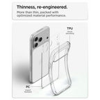 Spigen Ultra Hybrid dėklas iPhone 18 Pro / 17 Pro - Skaidrus -- iPhone 18 Pro / 17 Pro
