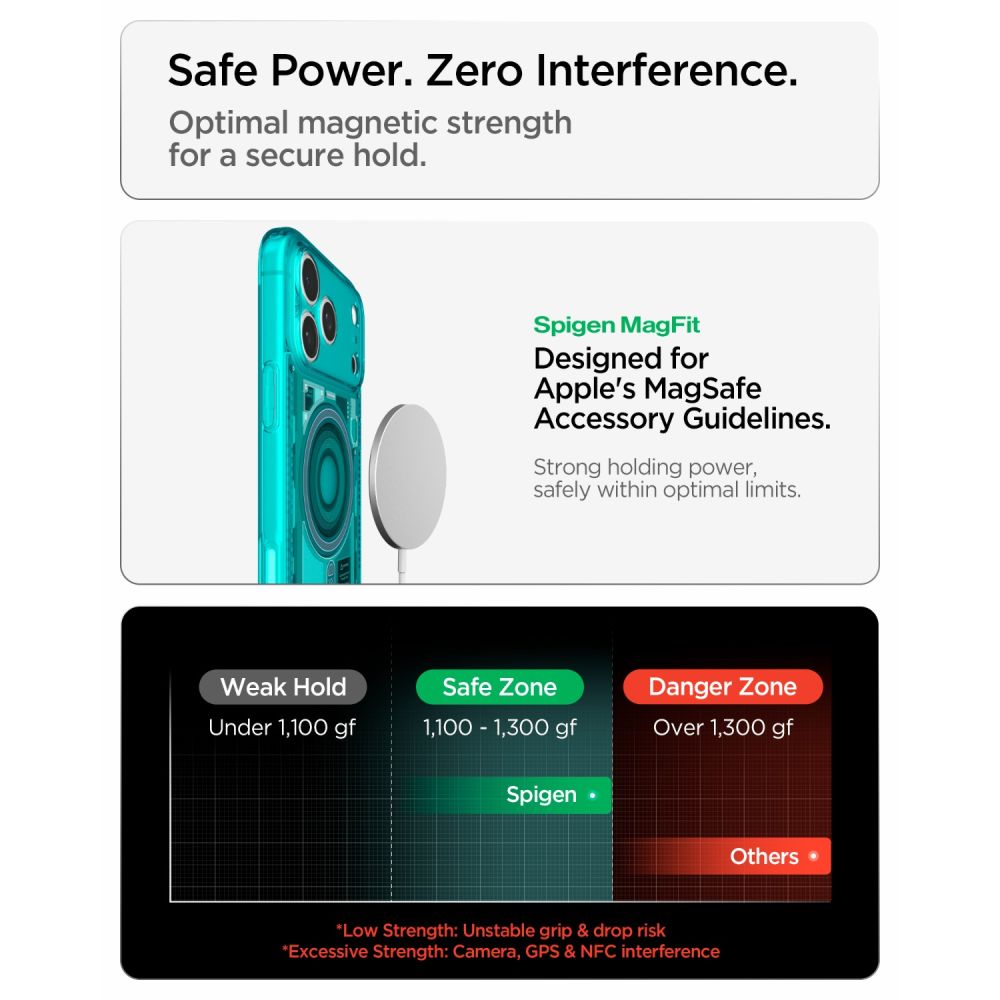 Spigen Ultra Hybrid MagSafe dėklas iPhone 18 Pro / 17 Pro - šviesi mėlyna -- iPhone 18 Pro / 17 Pro