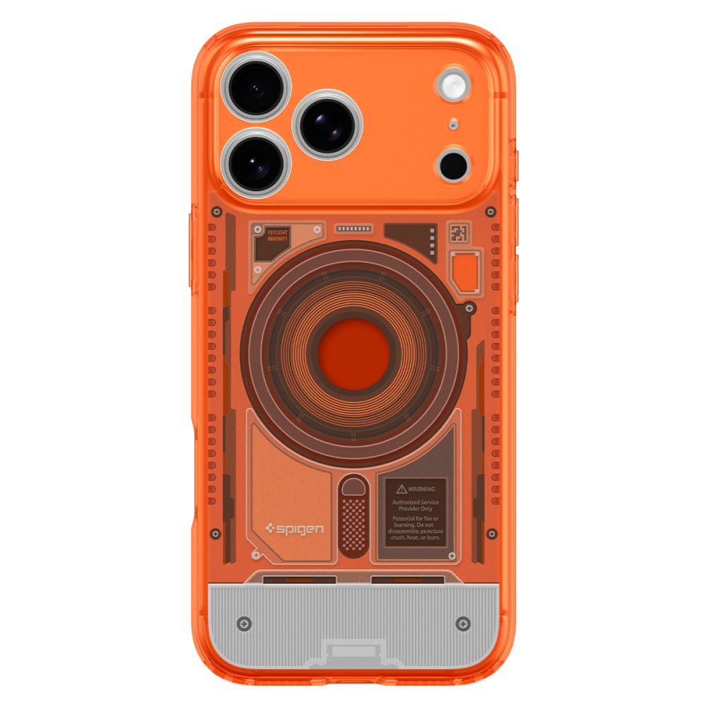 Spigen Ultra Hybrid MagSafe dėklas iPhone 18 Pro / 17 Pro - oranžinis -- iPhone 18 Pro / 17 Pro