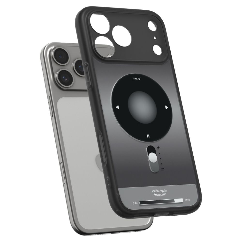 Spigen Ultra Hybrid MagSafe dėklas iPhone 18 Pro / 17 Pro - juodas -- iPhone 18 Pro / 17 Pro