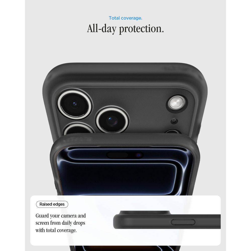 Spigen Ultra Hybrid MagSafe dėklas iPhone 18 Pro / 17 Pro - juodas -- iPhone 18 Pro / 17 Pro