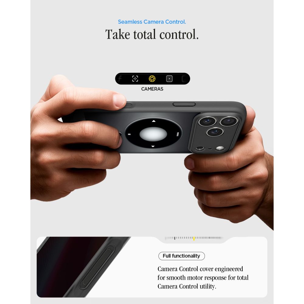 Spigen Ultra Hybrid MagSafe dėklas iPhone 18 Pro / 17 Pro - juodas -- iPhone 18 Pro / 17 Pro