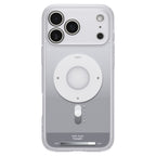 Spigen Ultra Hybrid MagSafe dėklas iPhone 18 Pro / 17 Pro - sidabrinis -- iPhone 18 Pro / 17 Pro