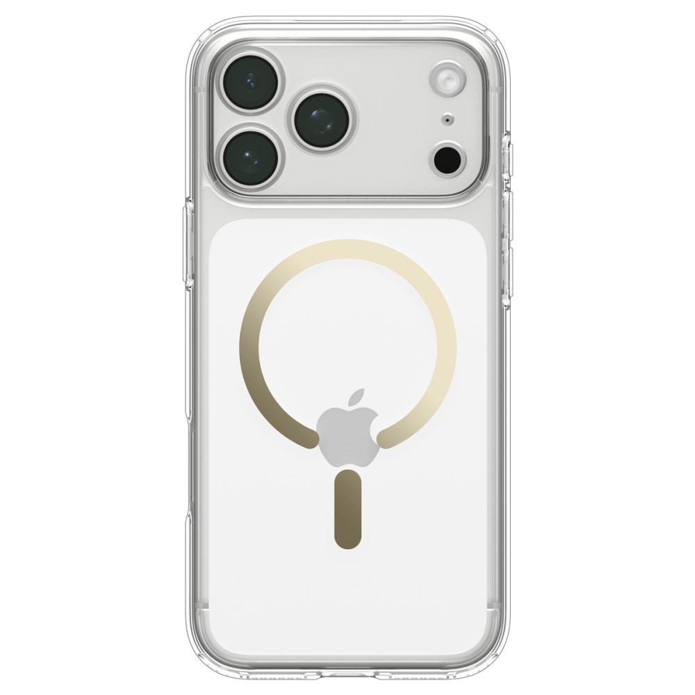 Spigen Ultra Hybrid Mag MagSafe dėklas iPhone 18 Pro / 17 Pro - Skaidrus aukso spalvos -- iPhone 18 Pro / iPhone 17 Pro