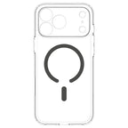 Spigen Ultra Hybrid MagSafe dėklas iPhone 18 Pro / 17 Pro - skaidrus grafito -- iPhone 18 Pro / 17 Pro