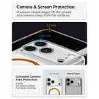 Spigen Ultra Hybrid MagSafe dėklas iPhone 18 Pro / 17 Pro - permatomas oranžinis -- iPhone 18 Pro / 17 Pro