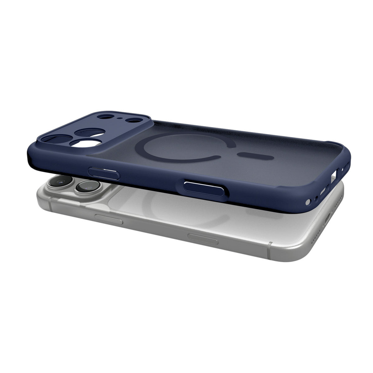 Spigen Ultra Hybrid MagSafe dėklas iPhone 18 Pro / 17 Pro - šaltai mėlynas -- iPhone 18 Pro / 17 Pro