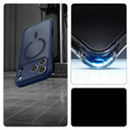 Spigen Ultra Hybrid MagSafe dėklas iPhone 18 Pro / 17 Pro - šaltai mėlynas -- iPhone 18 Pro / 17 Pro