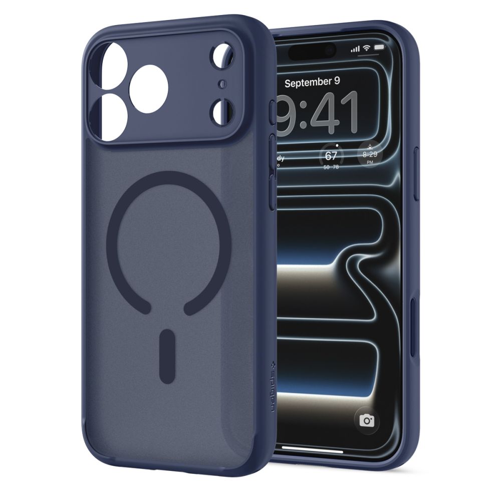 Spigen Ultra Hybrid MagSafe dėklas iPhone 18 Pro / 17 Pro - šaltai mėlynas -- iPhone 18 Pro / 17 Pro