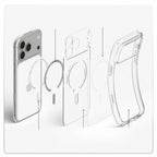 Spigen Ultra Hybrid MagSafe dėklas iPhone 18 Pro / 17 Pro - šalta balta -- iPhone 18 Pro / 17 Pro