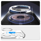 Spigen Ultra Hybrid MagSafe dėklas iPhone 18 Pro / 17 Pro - šalta balta -- iPhone 18 Pro / 17 Pro