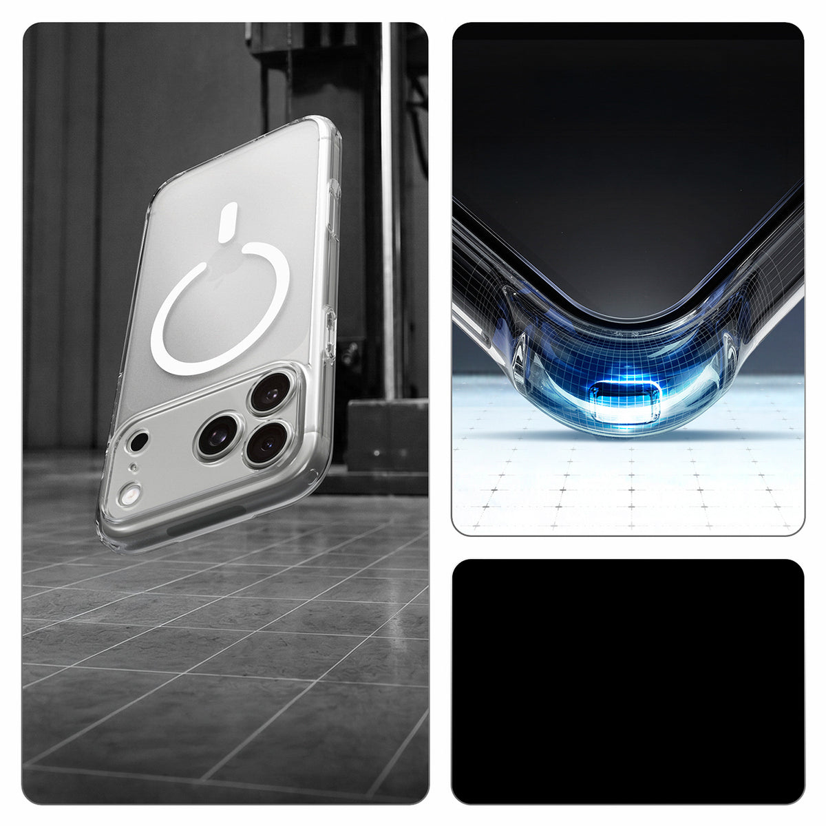 Spigen Ultra Hybrid MagSafe dėklas iPhone 18 Pro / 17 Pro - šalta balta -- iPhone 18 Pro / 17 Pro
