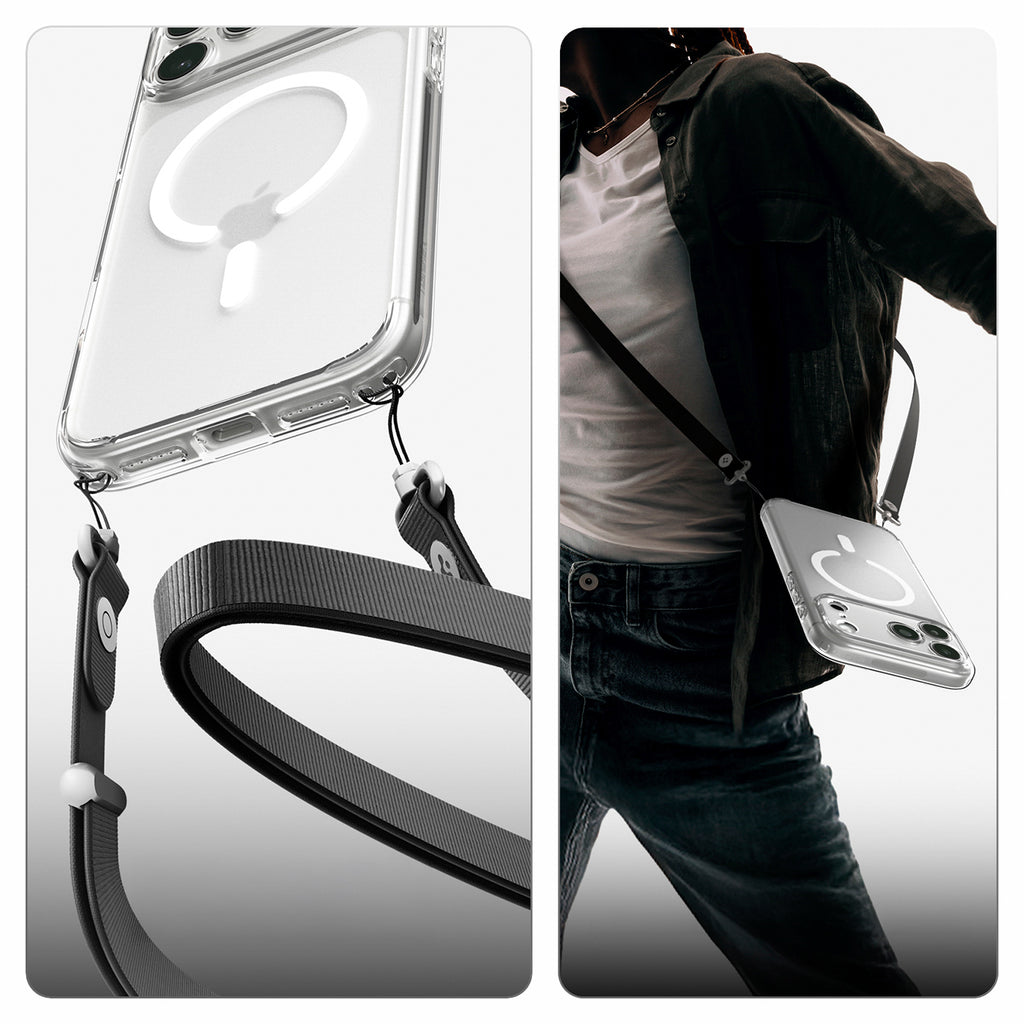 Spigen Ultra Hybrid MagSafe dėklas iPhone 18 Pro / 17 Pro - šalta balta -- iPhone 18 Pro / 17 Pro