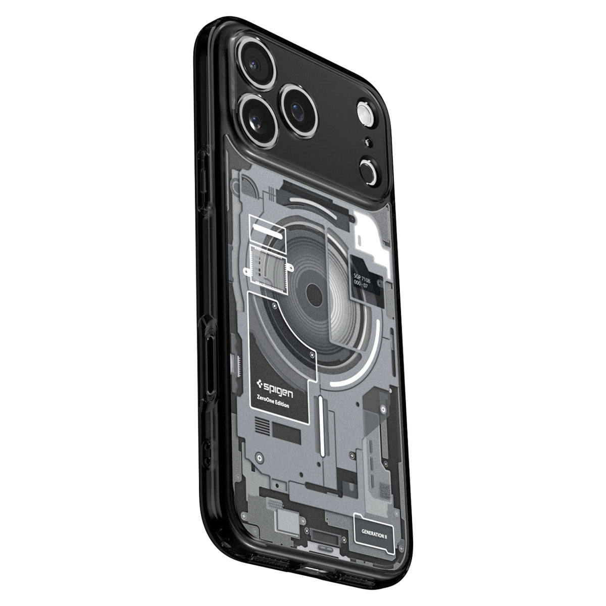 Spigen Ultra Hybrid MagSafe Zero One dėklas iPhone 18 Pro / 17 Pro - juodas -- iPhone 18 Pro / 17 Pro