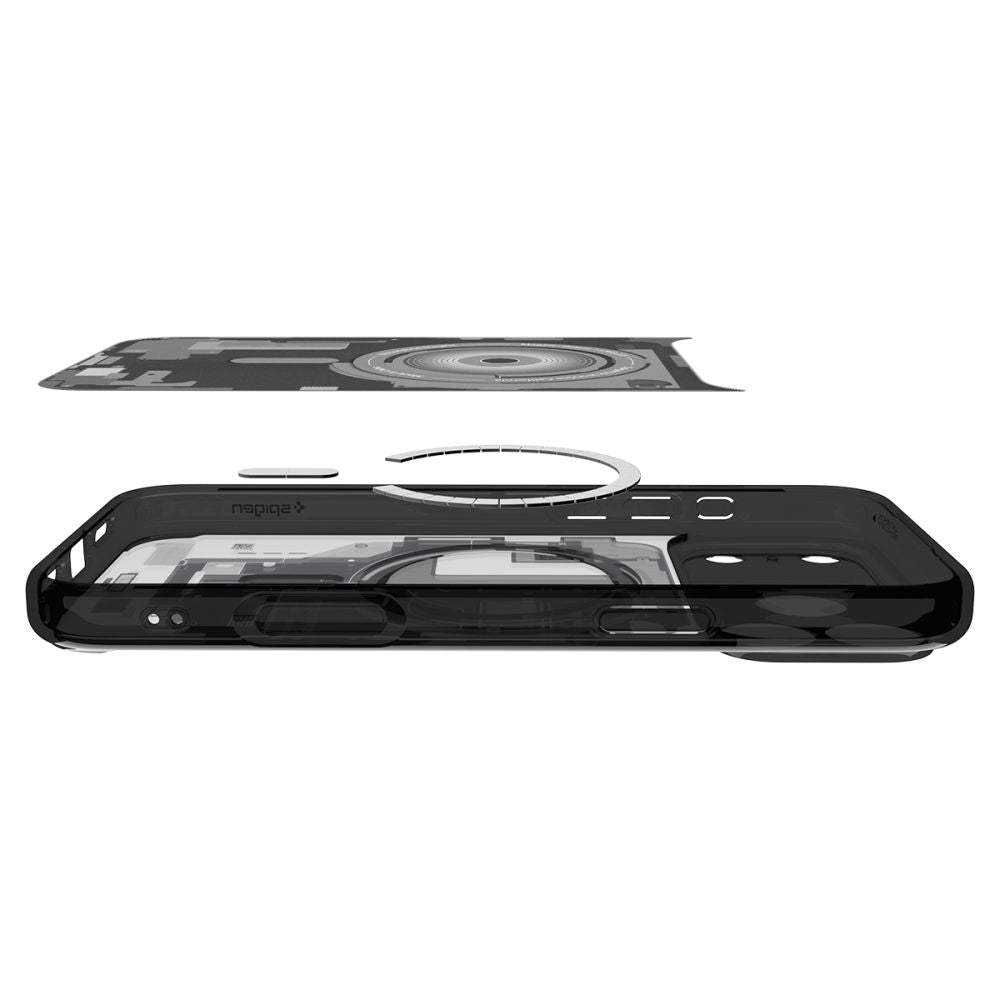 Spigen Ultra Hybrid MagSafe Zero One dėklas iPhone 18 Pro / 17 Pro - juodas -- iPhone 18 Pro / 17 Pro