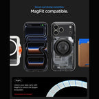 Spigen Ultra Hybrid MagSafe Zero One dėklas iPhone 18 Pro / 17 Pro - juodas -- iPhone 18 Pro / 17 Pro