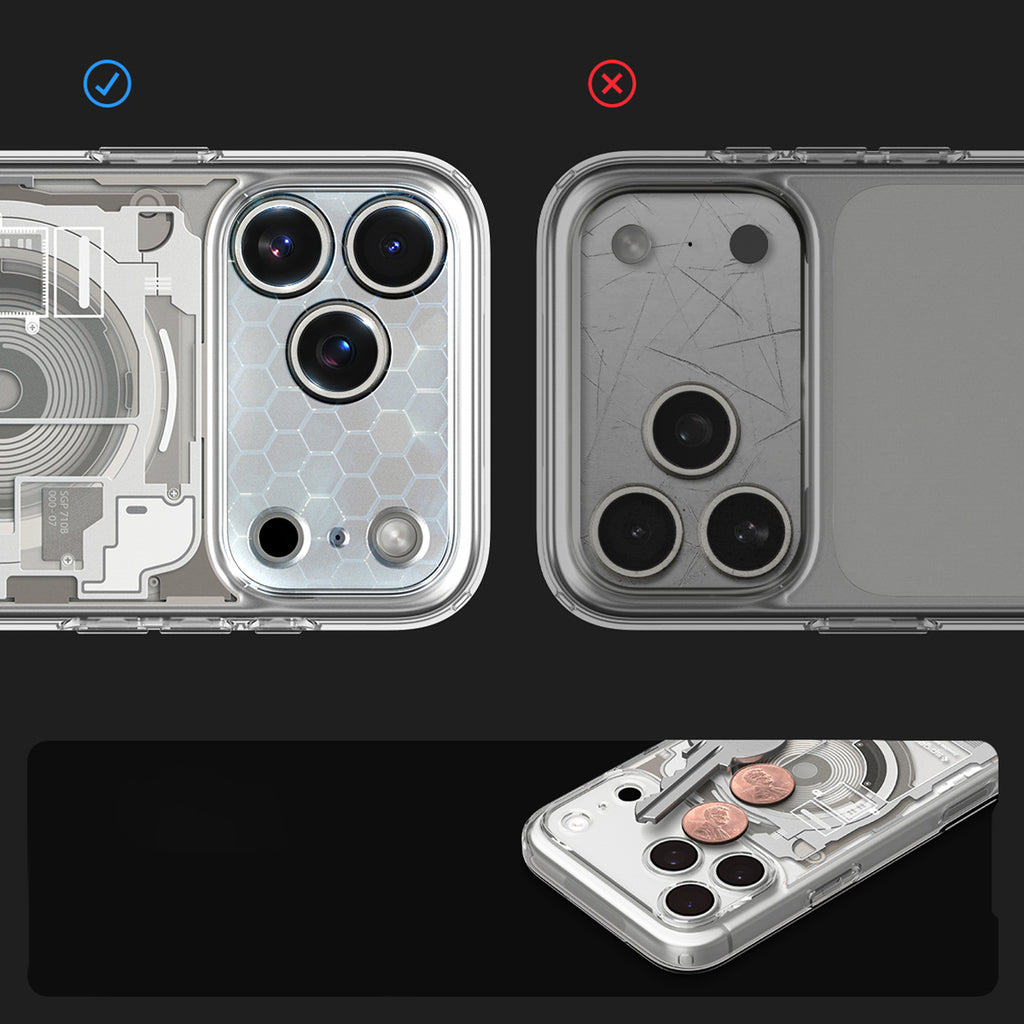 Spigen Ultra Hybrid MagSafe Zero One dėklas iPhone 18 Pro / 17 Pro – Natūralus titanas -- iPhone 18 Pro / 17 Pro
