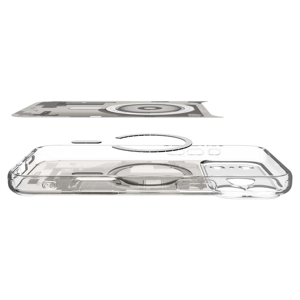 Spigen Ultra Hybrid MagSafe Zero One dėklas iPhone 18 Pro / 17 Pro – Natūralus titanas -- iPhone 18 Pro / 17 Pro